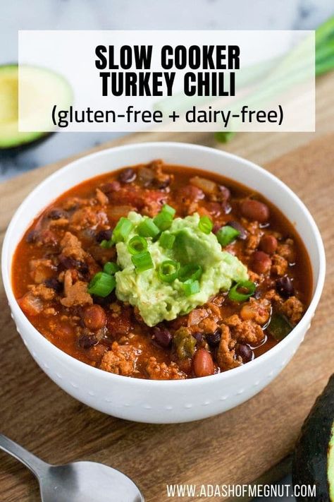 Gluten Free Chili Recipe, Turkey Chili Recipe Crockpot, Turkey Chili Recipe Easy, Healthy Chili Recipe Turkey, Easy Turkey Chili, Turkey Chili Crockpot, Chili Recipe Healthy, Turkey Chili Healthy, Gluten Free Turkey