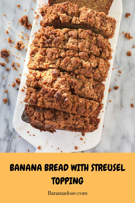 Banana bread is a beloved classic that many of us turn to when we’re craving something sweet, comforting, and easy to make. But if you’re looking to take your banana bread to the next level, this recipe featuring a crunchy streusel topping is exactly what you need. The combination of moist, flavorful banana bread with a sweet, crumbly topping creates a delightful mix of textures and tastes that’s sure to become a new favorite. Banana Crumble Bread, Banana Bread With Topping, Moist Banana Bread With Streusel Topping, Banana Bread With Strudel Topping, Banana Bread Crumble Topping, Banana Bread Crumble, Banana Bread With Crumble Topping, Best Banana Bread With Streusel Topping, Banana Bread Recipe With Cinnamon Crunch