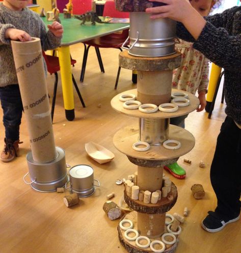 Loose part play by Little Miss Early Years - read this insightful blog on using natural and loose parts in play Loose Parts Reggio Emilia, Hygge In The Early Years, Hygge Early Years, Construction Area Ideas, Deconstructed Role Play, Curiosity Approach Eyfs, Curiosity Approach, Loose Parts Play, Reggio Inspired Classrooms