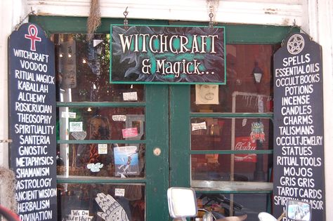 new orleans magic shops | and there were several witchcraft and voodoo stores around town Halloween In New Orleans, New Orleans Witch, Voodoo Party, Witchcraft Store, Voodoo Shop, New Orleans Halloween, Witch Store, Voodoo Rituals, Potions Book