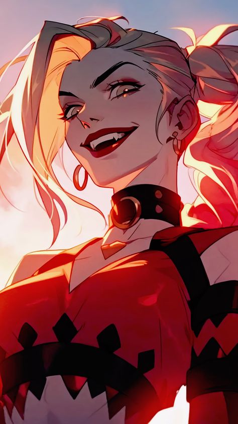 Harley Quinn Anime Art, Anime Harley Quinn, Harley Quinn Anime, Harley Quinn Drawing, Gotham Girls, Harley Quinn Artwork, Harley Quinn Comic, Really Cool Drawings, Queen Anime