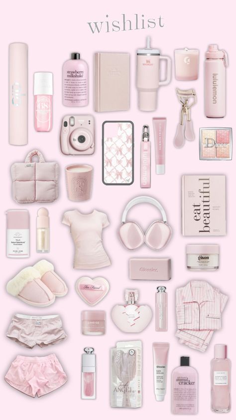 #wishlist #makeup #skincare #beauty #sephora #ulta #larocheposay #saiebeauty #rarebeauty #charolletetilbury #toofaced #makeuproutine #skincareroutine #supergoop #fyp #myfirstshuffle Pink Princess Aesthetic, Pretty School Supplies, Pretty Pink Princess, Pink Xmas, Pink Life, Dream Gift, Pink Girly Things, Cute Pajamas, Glow Up Tips