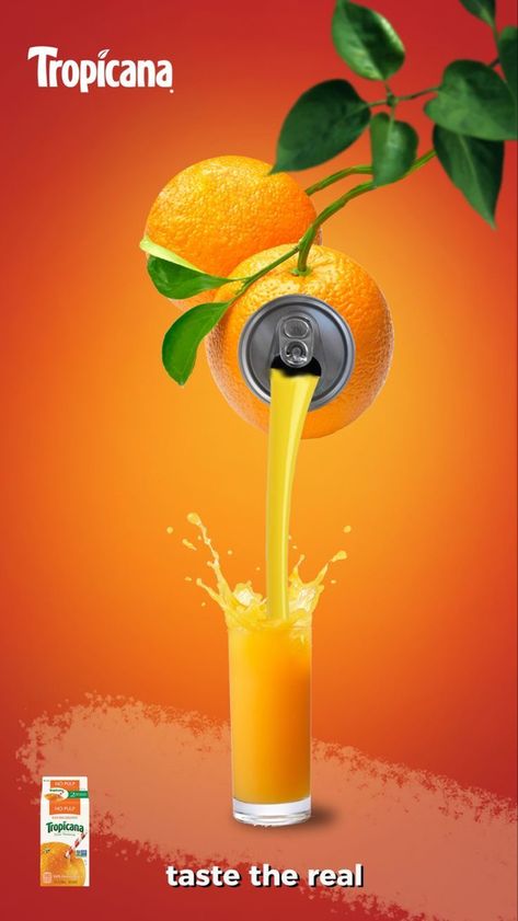 Creative Juice Ads, Product Poster Design Marketing, Food Advertising Design Creative, Creative Poster Design Ideas Advertising, Drink Ads Creative Advertising, Product Advertisement Design Poster, Food Ads Creative Advertising Ideas, Food Graphic Design Advertising, Food Creative Ads