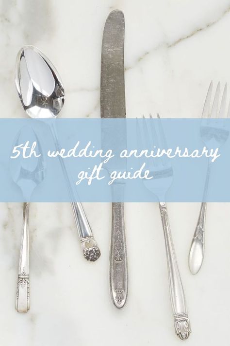 Wood is the traditional anniversary gift, and silverware is the modern anniversary gift to celebrate your five year wedding anniversary. This gift guide, gives you ideas and considerations when picking out your five year gift guide. #giftguide #weddinganniversary #marriage Five Year Wedding Anniversary, 5th Anniversary Gift Ideas, Cafe Appliances, Traditional Anniversary Gifts, 5th Wedding Anniversary Gift, 5 Year Anniversary Gift, Anniversary Gift Ideas, 5th Wedding Anniversary, 5 Year Anniversary