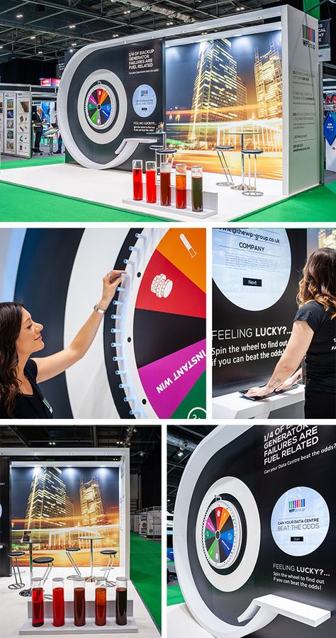 Interactive Stand Exhibition, Lucky Draw Idea, Lucky Draw Ideas, Interactive Exhibition Design, Plan Stand, Interactive Booth, Education Exhibition, Business Exhibition, Small Booth