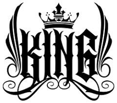 Tatoo Lettering, Latin Kings, Graffiti King, Fonts Tattoo, King Tattoo, Chicano Tattoos Sleeve, Skull Hand Tattoo, Tattoo Lettering Design, Tattoo Lettering Styles