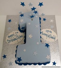 Number One Cake on Pinterest 1st Bday Cake, Boys 1st Birthday Cake, Shape Ideas, New Birthday Cake, Baby First Birthday Cake, 1st Birthday Cakes, Childrens Birthday Cakes, Boy Birthday Cake, 1st Birthday Cake