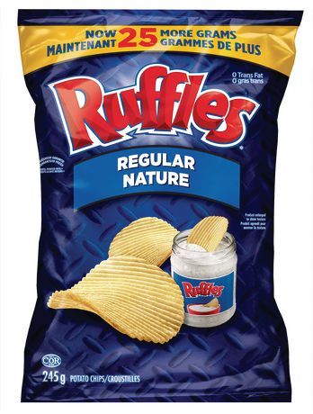 Ruffles Chips, Ruffles Potato Chips, Creamy Dip, Chips Brands, Snack Table, Chip Dip, Snack Chips, Container Size, Walmart Canada