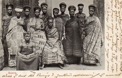 “Accra” – photographer and publisher unknown. circa 1900. Ghana Culture, Africa Photography, African Royalty, By Any Means Necessary, African People, Accra, African History, African Culture, African Beauty