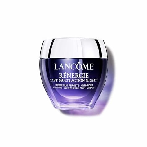 Lancôme​ Rénergie Multi-Action Night Cream - For Lifting & Firming - With Hyaluronic Acid Lancome Skincare, Lancome Renergie, Dark Spots On Face, Olay Regenerist, Firming Cream, Vegan Skincare, Gel Moisturizer, Gel Cream, Night Cream