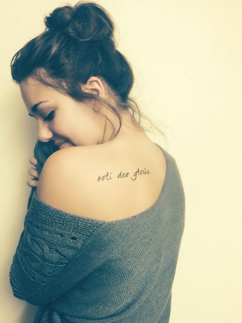 Soli deo Gloria. #simpletatto #togodalonebetheglory #tattoo Deo Volente Tattoo, Lorde Tattoo Ideas Melodrama, Supercut Tattoo Lorde, Solas Tattoo, Five Solas Tattoo, Soli Deo Gloria Tattoo Ideas, Soli Deo Gloria Tattoo, Jade Tattoo, Simple Tatto