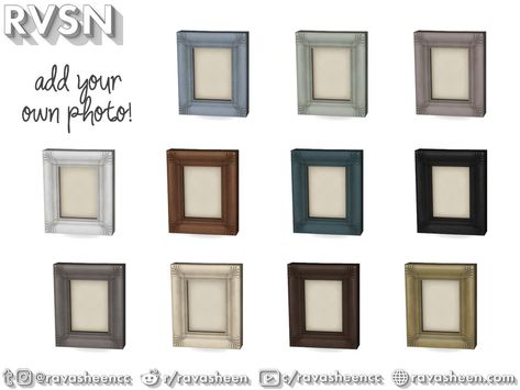 Sims 4 Photo Frame Cc, Sims 4 Photo Frame, Sims 4 Frames, Sims 4 Picture Frames, Sims4 Mod, Sims Download, 4 Picture Frame, Empty Picture Frames, Victorian Picture Frames