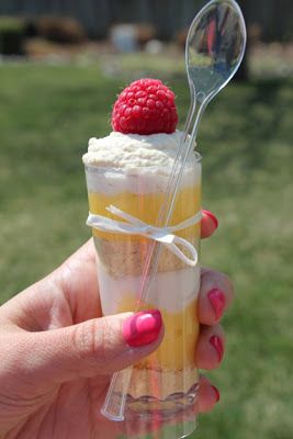 Lemon Parfait, Dessert Shooters, Garden Party Theme, Squeezed Lemon, Dessert In A Jar, Vanilla Whipped Cream, 75th Birthday, Lemon Raspberry, Lemon Desserts