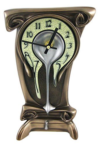 Melting Clock Grandfather Tattoo, Melting Clock, Art Nouveau Furniture, Bronze Art, Cool Clocks, Clock Art, Time After Time, Antique Clocks, Art Nouveau Design