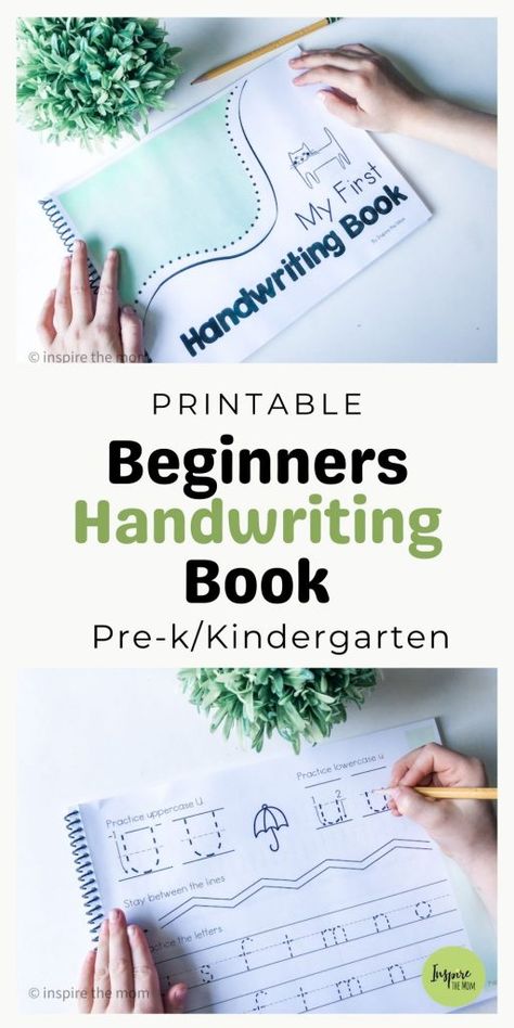 Handwriting Practice Free, Learning Folder, Kindergarten Writing Activities, Kindergarten Handwriting, Teaching Handwriting, Handwriting Sheets, Handwriting Books, Handwriting Activities, Handwriting Practice Sheets