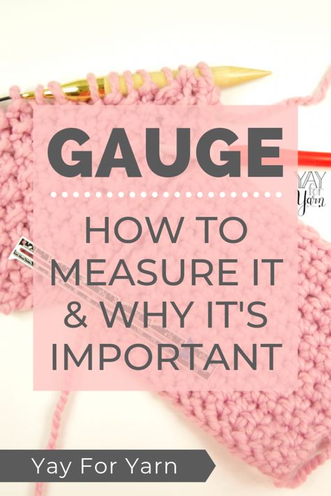 Knit & Crochet Gauge: How to Measure it & Why it's Important | Yay For Yarn Winter Clothes For Kids, Crochet Reference, Crocheting Tips, Crochet Apparel, Crochet Gauge, Crochet Baby Girl Dress, Kids Knitting Patterns, Creative Knitting, Knitting Tutorials