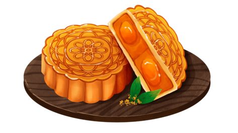 Mooncake Festival Illustration, Mooncake Drawing, Mooncake Illustration, Cake Png Image, Cartoon Moon, Cake Festival, Egg Snacks, Mooncake Festival, No Egg Desserts