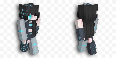 Cyberpunk Minecraft Skin, Minecraft Skins Robot, Minecraft Armor, Cyberpunk Minecraft, Aesthetic Minecraft Skins, Minecraft Skins Female, Skin Mine, Skin Minecraft, Minecraft Skins Aesthetic