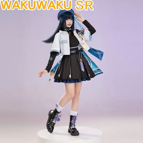 33.11US $ 39% OFF|Wanderer Scaramouche Doujin Cosplay Game Genshin Impact Wakuwaku-sr Cosplay Costume Wanderer Women Version Casual Wear - Cosplay Costumes - AliExpress Wanderer Outfit Genshin, Scaramouche Fatui Outfit, Scaramouche Genshin Cosplay, Wanderer Outfit, Genshin Wanderer Cosplay, Wanderer Cosplay, Closet Cosplay Genshin, Genshin Impact Casual Cosplay, Wanderer Scaramouche