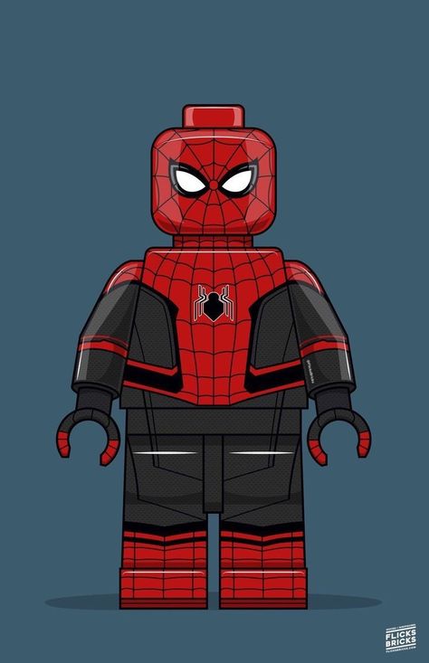 Spiderman Custom, Lego Poster, Lego Spiderman, Lego Wallpaper, Image Spiderman, Lego Custom Minifigures, Iron Man Avengers, Home Movie, Lego People