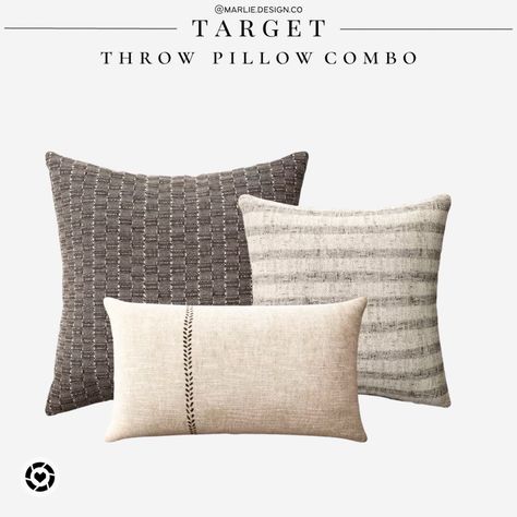 Pillows With Gray Couch, Beige Couch Throw Pillows, Gray Couch Throw Pillows Color Combos, Gray Sectional With Neutral Pillows, Neutral Couch Throw Pillows, Neutral Pillows For Gray Couch, Gray And Beige Throw Pillows, Pillows For Greige Couch, Living Room Rugs With Cream Couch