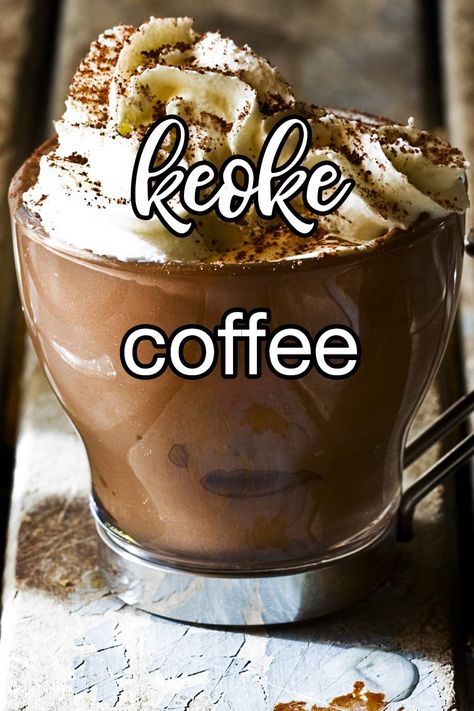 Coffee Brandy Recipes, Keoke Coffee Recipe, Hot Liquor Drinks, Kahlua Drinks, Brandy Recipe, Coffee Recipes Hot, Alcoholic Desserts, Liquor Drinks, Homemade Drinks