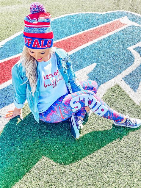 Foco has so many great NFL team items. Love all my Buffalo Bills gear from them. Football season is definitely my favorite. My sweater is from a cute Etsy shop. @liketoknow.it #liketkit #LTKsalealert #LTKstyletip #LTKunder50 Use Code: MissKay10 to save 10% off their entire site. So many great options for teams gear. #nfl #football Buffalo Bills Outfit, Buffalo Bills Gear, Team Gear, Sweater Womens, Hell Yeah, Buffalo Bills, Football Season, Nfl Teams, Nfl Football