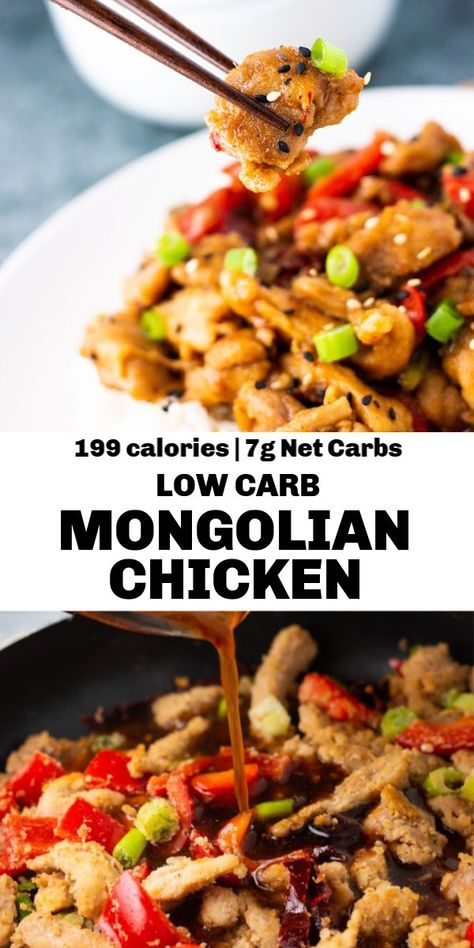 Low Carb Mongolian Chicken - It's Cheat Day Everyday Keto Egg Diet, Chicken Nutrition Facts, Mongolian Chicken, Low Fat Low Carb, Low Carb Low Fat Recipes, Takeout Food, Boiled Egg Diet Plan, Lost 100 Pounds, Best Low Carb Recipes