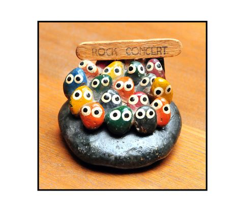 pet rocks Monster Rocks, Pet Rock, Stone Soup, Rock Vintage, Time Warp, Stone Pictures, Pet Rocks, General Crafts, Rock Concert