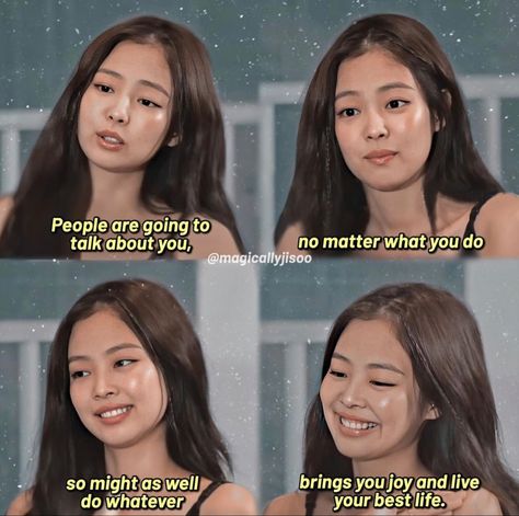 Blackpink Quotes Inspirational, Jennie Kim Savage Quotes, Pretty Savage Blackpink Lyrics, Blackpink Qoutes Savage, Blackpink Once Said Quotes, Bp Quote, Blink Book, Cute Captions, Bts Lyrics Quotes