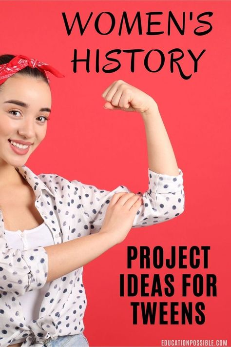 History Project Ideas, Women History Month Projects, Women History Month Activities, Womens History, Middle School History, Girl Scout Juniors, History Project, Women's History Month, Activities For Teens