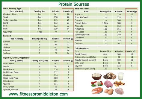 Protein Grams Per Serving Chart Protein Serving Size Chart, Protein Count Chart, Protein Grams Chart, Grams Of Protein Chart, Protein Chart Grams Of, Standard Process Recipes, Calories Chart, Serving Size Chart, Protein Chart