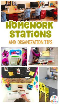 Help Kids Make The Most Of Homework With These Stations & Tips #homeschool #organization #homework Back To School Tips, Family Organization, Homework Organization, Homework Station, Kids Homework, Tips For Parents, Life Binder, Work Diy, Education Organization