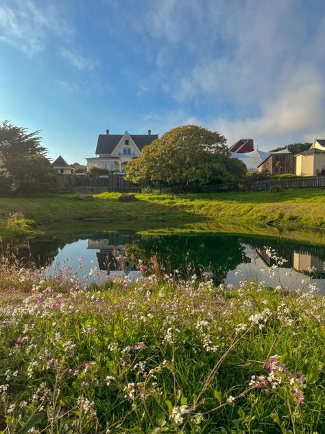 Small Town Life Aesthetic, Calm Flowers, Farm Town, Cottage Aesthetic, Small Town Life, Small Town Romance, Wild Love, Clean Girl Aesthetic, Small Town Girl