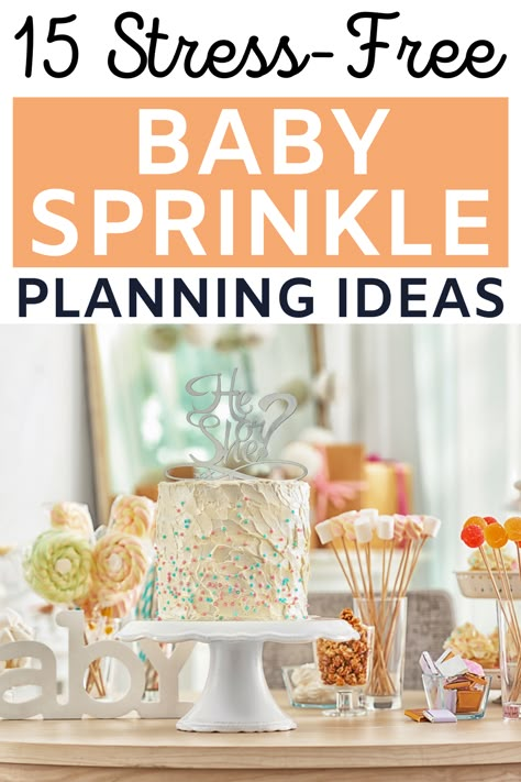 Neutral Sprinkle Shower Ideas, Sprinkles Theme Baby Shower Ideas, Sprinkle Shower Decorations, Boho Sprinkle Shower Ideas, Sprinkle Tea Party Shower Ideas, October Baby Sprinkle Girl, Small Sprinkle Shower Ideas, Sprinkle Party Food, Sprinkled With Love Decorations