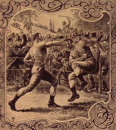 Vintage Boxing Posters, Bare Knuckle Boxing, Traditional Martial Arts, Boxing Posters, Boxing History, Bare Knuckle, Art Rules, Pencak Silat, Combat Art