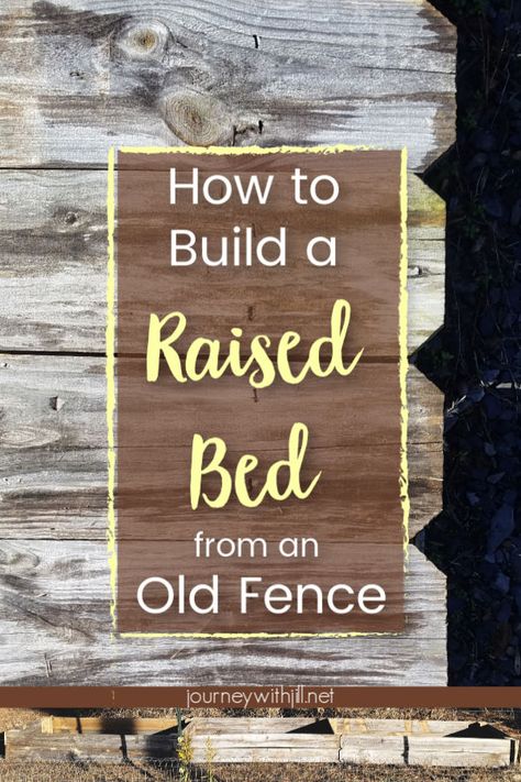 With this DIY Raised Garden Bed, you can use old fence to build a new elevated garden bed for cheap! With this easy design, you can learn how to make your raised vegetable garden bed and build it in just a few hours. Raised bed vegetable gardening has just gotten easier! #raisedbed #garden #beginnersgarden Elevated Garden Bed, Diy Raised Garden Bed, Elevated Garden, Vegetable Beds Raised, Building Raised Garden Beds, Vegetable Garden Raised Beds, Building A Raised Garden, Diy Raised Garden, Pergola Design