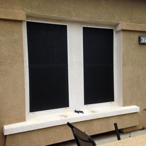 Ever wonder what the benefits are of having solar screens? Click to find out! Solar Screens Exterior, Diy Solar Screens For Windows, Solar Screens Window, Solar Windows, Appian Way, Shade Screen, Solar Screens, Window Screen, Diy Solar