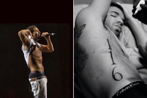 Drake has a tattoo of Ontario Canada's area code! #416 Area Code Tattoo Men, Area Code Tattoo, Area Code Tattoos, Code Tattoo, Area Codes, It's Raining, A Tattoo, Ontario Canada, Tattoos And Piercings