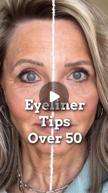 Kimberly Weimer on Instagram: "I have to agree that lining the upper and lower lash line with heavy black liner is harsh.   However, if you are a creature of habit and just can’t bring yourself to try something new, then here are a couple suggestions of ways that you can at least soften the look and give a little bit more lift to the eye  A second alternative, includes tight lining this is just placing a little bit of liner rate up against the upper line almost filling in the gaps between the lashes only. Make sure in both cases that you are connecting the upper and lower liner.  I love a gel eyeliner and this one is waterproof (but removes easily IMO) - no chisel needed 😂  Which look did you like better?   Comment “T439” to grab the links for what I used on my eyes.   Lip/cheek color by How To Line Your Eyes, Tight Line Eyeliner, Lower Eyeliner, Lid Eyeliner, Eyeliner For Big Eyes, Older Eyes, Bigger Eyes, Upper Eyelid, Creature Of Habit