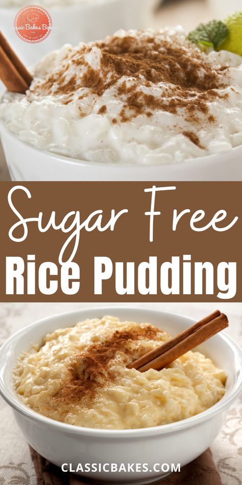 Sugar-Free Rice Pudding is a great snack option for those avoiding sugar. We have added low-fat milk and a delicious mix of spices, all sweetened with Stevia drops. If you're a rice pudding lover but want to reduce your sugar intake, this is your recipe. We hope you enjoy this recipe for Sugar-Free Rice Pudding and share it with friends and family. Sugar Free Rice Pudding Recipe, Stevia Recipes, Rice Pudding Recipe, Sugar Free Pudding, Sugar Free Baking, Sugar Free Recipes Desserts, Baking Powder Uses, Postre Keto, Baking Soda Beauty Uses