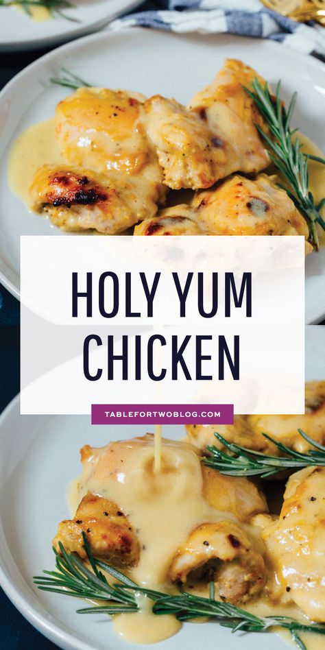 Holy Yum Chicken, Dijon Mustard Chicken, Mustard Chicken Recipes, Chicken Entrees, Mustard Chicken, Chicken Main Dishes, Poultry Recipes, Yum Yum Chicken, Chicken Dinner Recipes