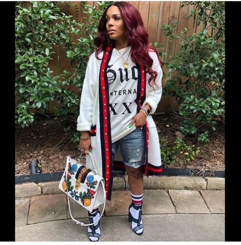 Rasheeda Frost Fashion, Rasheeda Frost, Girls Winter Fashion, Gucci Dress, Spring Wear, Fashion Days, Artist Style, Back In Stock, The Boss