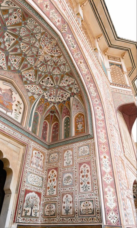 Mughal Palace, Prateek Kuhad, Anuv Jain, Jaipur Travel, Amber Fort, Persian Architecture, Mughal Architecture, Asian Architecture, India Photography