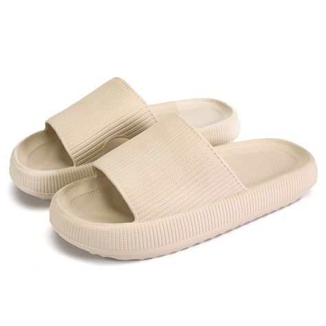 Cloud Slippers, Pillow Slides, Soft Sole Slippers, Indoor Slides, Rubber Slippers, Cloud Cushion, Shower Shoes, Shower Bathroom, Beauty Finds