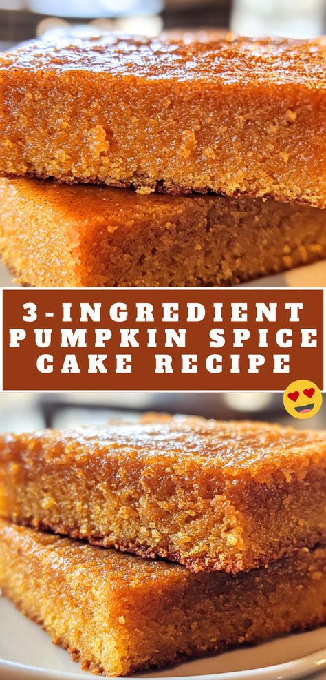 Pumpkin Spice Cake Pumpkin Spice Cake Recipe, Spice Cake Recipe, Spice Cake Mix And Pumpkin, Easy Pumpkin Dessert, Boxed Cake Mixes Recipes, Spice Cake Recipes, Pumpkin Recipes Easy, Pumpkin Spice Cake, Spice Cake Mix