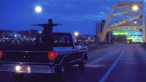 to stand in the back of a truck & go under a long tunnel or bridge, like emma watson does in "perks of being a wallflower". The Perks Of Being, Perks Of Being A Wallflower, At Night, Bridge