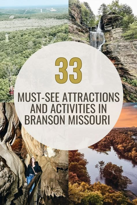 33 Must-See Attractions and Activities in Branson Missouri Branson In October, Things To Do In Branson Missouri, Branson Missouri Vacation Things To Do, Brandon Missouri, Branson Missouri Restaurants, Lake Of Ozarks, Missouri Road Trip, Branson Christmas, Things To Do In Branson