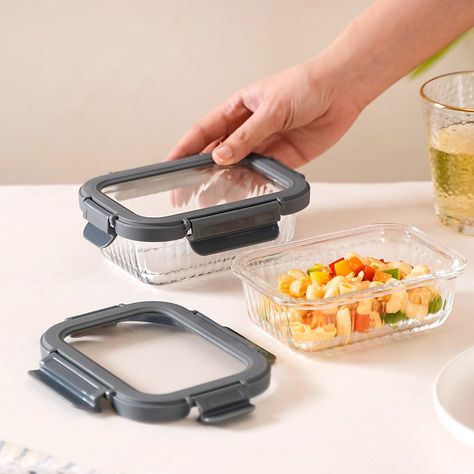 It’s a ‘clear’ case of lunchtime satisfaction! 😋🍱 Enjoy your mid-day munchies in style with our glass lunchboxes! 🛍️✨ Products included: 1. Rectangle Glass Lock Box Set Of 2 Fluted 640ml 2. Leakproof Fluted Glass Microwave Safe Container Set Of 2 950ml 3. Set Of 2 Microwave Safe Glass Storage Food Containers 800ml 4. Glass Storage Container Box Set Of 2 1200ml 5. Fluted Glass Container With Bamboo Lid Medium Set Of 2 500ml 6. Set Of 2 Leakproof Glass Food Container With Lid 300ml 7. Small ... Storage Food Containers, Tiffin Box, Glass Storage Containers, Fluted Glass, Flute Glass, Container Set, Food Container, Glass Storage, Lunch Time