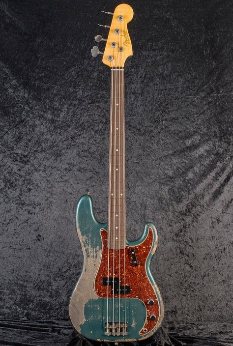 Fender Precision Bass Guitar, Bass Guitar Notes, Fender P Bass, Guitar Notes, Fender Precision Bass, Vintage Bass, Guitar Finishing, Cool Electric Guitars, Bass Music